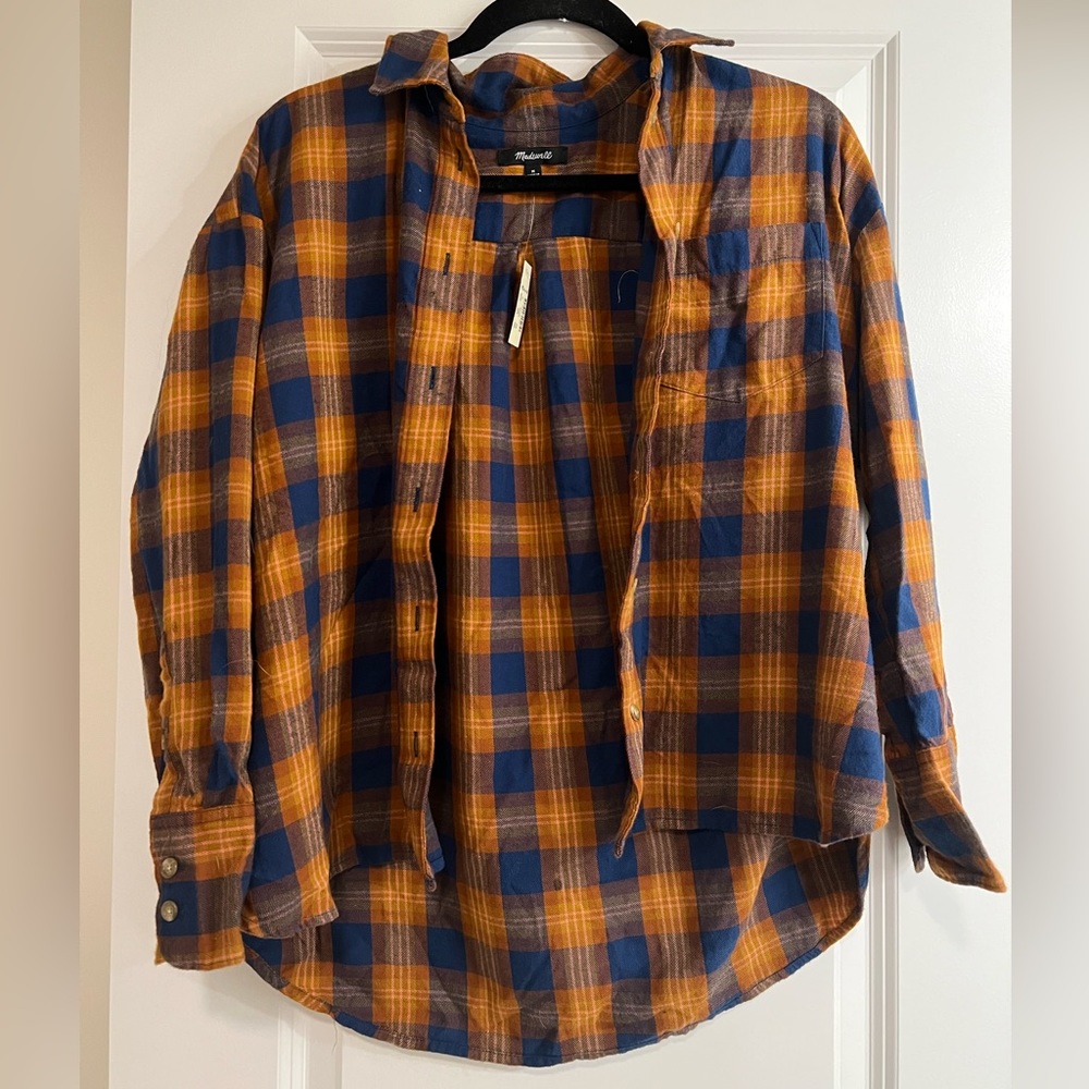 Madewell NWT Plaid Shirt